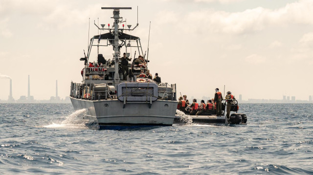 ספינת חיל הים (צילום: דובר צה"ל)