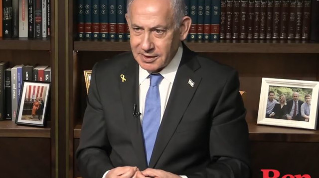 בנימין נתניהו בריאיון אצל בן שפירו (צילום: צילום מסך)