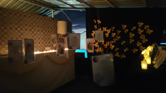  טקס זיכרון ל-7 באוקטובר בהודו ונפאל (צילום: בינ"ה )