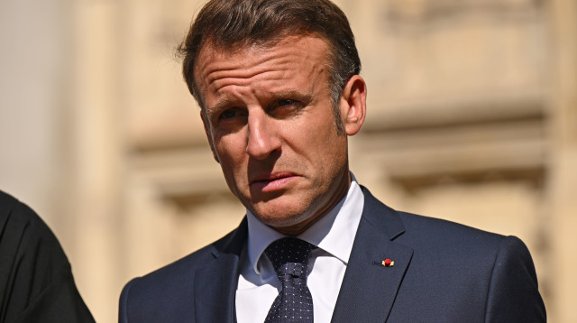 עמנואל מקרון (צילום:  Leon Neal/Getty Images)