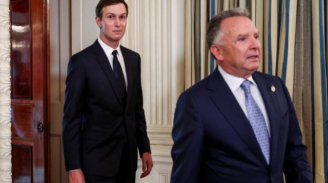 שליחיו המיוחדים של טראמפ: סטיב ויטקוף וג'רארד קושנר  (צילום: רויטרס)