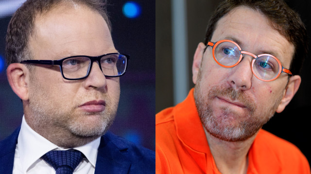 יהודה שלזינגר, אביעד גליקמן (צילום: Yonatan Sindel/Flash90 Moshe Shai/FLASH90)