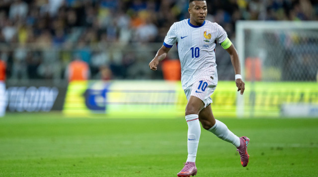 שחקן נבחרת צרפת, קיליאן אמבפה (צילום: GettyImages, Sebastian Frej)