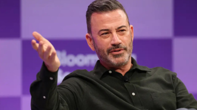 ג'ימי קימל במהלך פאנל ב-Bloomberg Screentime (צילום: גטיאימג'ס)