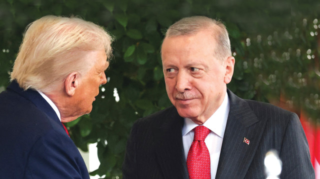 ארדואן וטראמפ בבית הלבן (צילום: רויטרס)