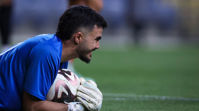 עבד יאסין שוער בני סכנין (צילום: מאור אלקסלסי)