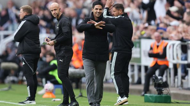 מיקל ארטטה ואנתוני טיילור (צילום: George Wood)