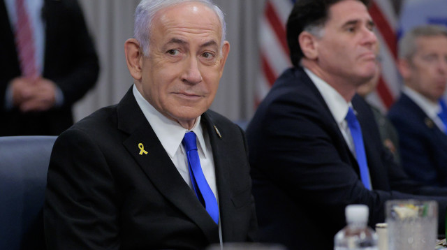 בנימין נתניהו ורון דרמר (צילום: Chip Somodevilla/Getty Images)