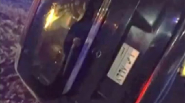 תיעוד התאונה של חברי המשלחת הקטארית במצרים (צילום: רשתות ערביות)