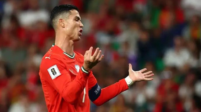 הצטרף לרשימת המחמיצים מהנקודה הלבנה במשחקי הערב. כריסטיאנו רונאלדו (צילום: רויטרס)