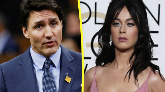 ג'סטין טרודו, קייטי פרי (צילום: רויטרס,REUTERS/Blair Gable)