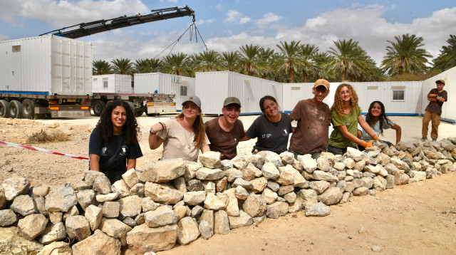 הקמת גרעין נח"ל חדש בערבה (צילום: פרדי נפתלי)