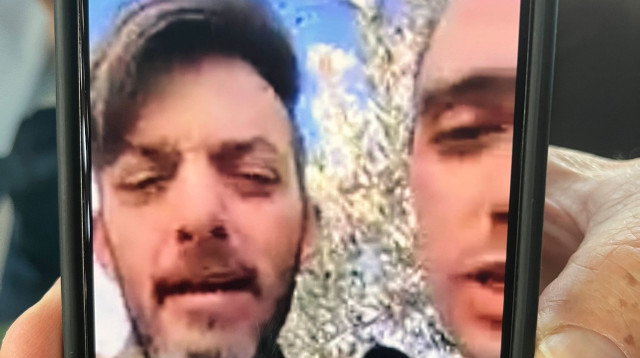 תיעוד ראשון של דוד ואריאל קוניו ברצועת עזה (צילום: צילום מסך)