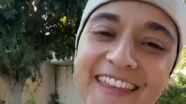 אמילי דמארי חוגגת  (צילום: מתוך אינסטגרם)