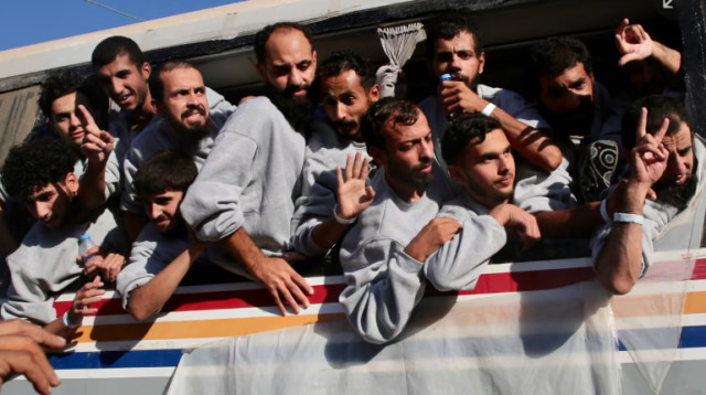 שחרור אסירים פלסטינים (צילום: צילום מסך לפי סעיף 27א)