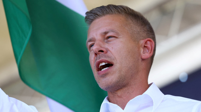 פיטר מגייאר, יו"ר אופוזיציה בהונגריה (צילום: רויטרס)