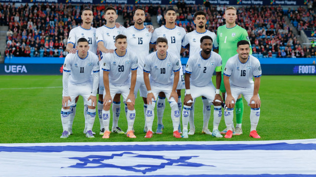 נבחרת ישראל, תמונה קבוצתית (צילום: GettyImages, JONAS BEEN HENRIKSEN/AFP)