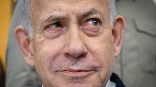 בנימין נתניהו במהלך הדיון בבית המשפט (צילום: פלאש 90)