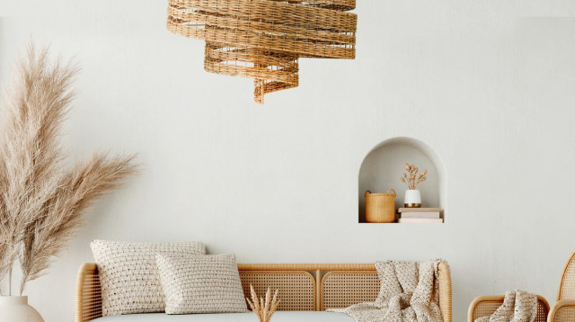 תאורה המשלבת ראטן (צילום: באדיבות לייט אין)