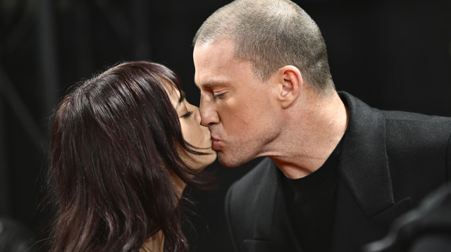 צ׳נינג טייטום ובת הזוג (צילום:  Gareth Cattermole/Getty Images for BFI)