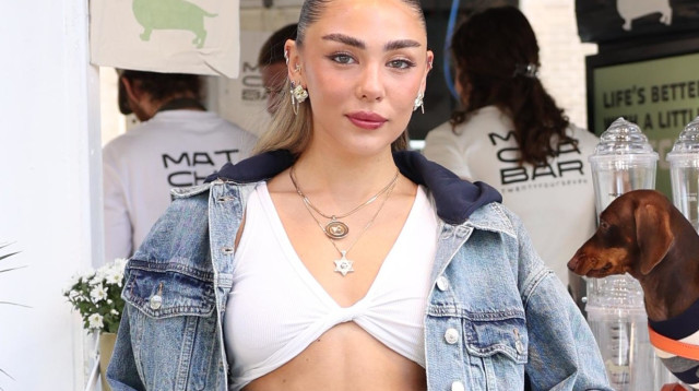 מאיה קיי בהשקת פופ-אפ מאצ’ה בר (צילום: אור גפן)