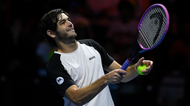 טיילור פריץ טניסאי אמריקאי (צילום: רויטרס)