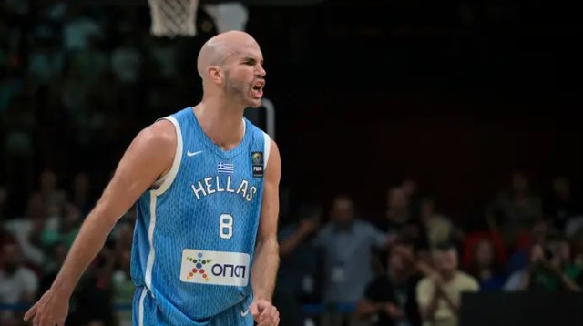 משחק מרשים מאוד שלו.  ניק קלאתיס (צילום: GettyImages, ARIS MESSINIS/AFP)