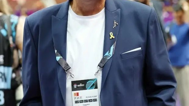 יו"ר איגוד הכדורסל, עמוס פרישמן (צילום: אודי ציטיאט)