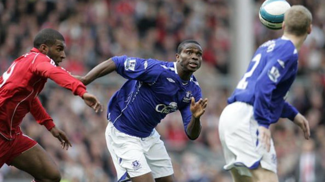 ליברפול מול אברטון עונת 2007/8 (צילום: PAUL ELLIS)