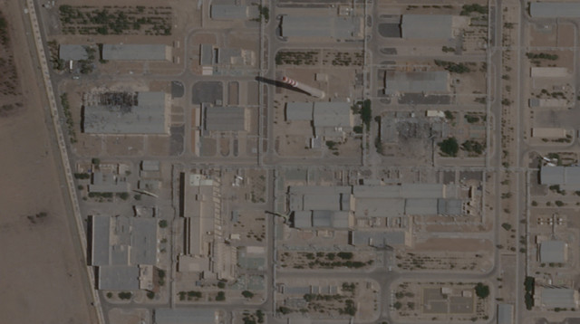 מתחם הגרעין באספהאן (צילום: Planet Labs PBC via REUTERS)