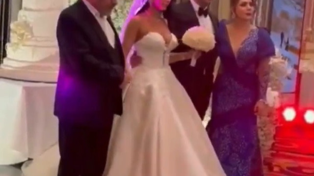 עלי שמחאני בחתונת ביתו (צילום: צילום מסך רשתות חברתיות לפי חוק 27א לזכויות יוצרים)