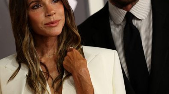 ויקטוריה ודיוויד בקהאם (צילום: ADRIAN DENNIS/AFP via Getty Images)