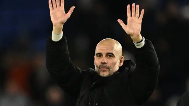 הקלה גדולה. פפ גווארדיולה מודה לקהל (צילום: רויטרס)