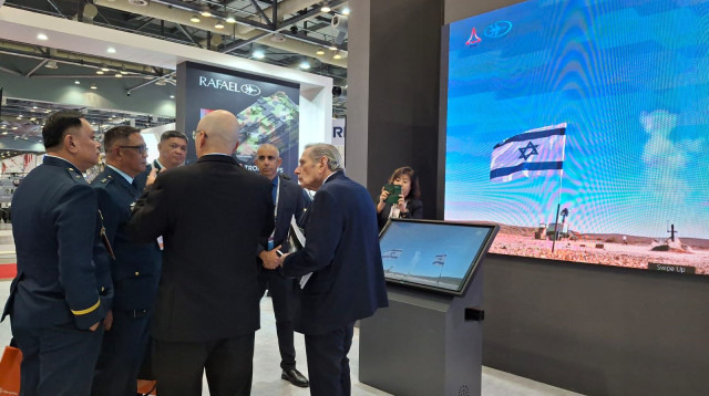 הביתן הישראלי (צילום: באדיבות משרד הביטחון)