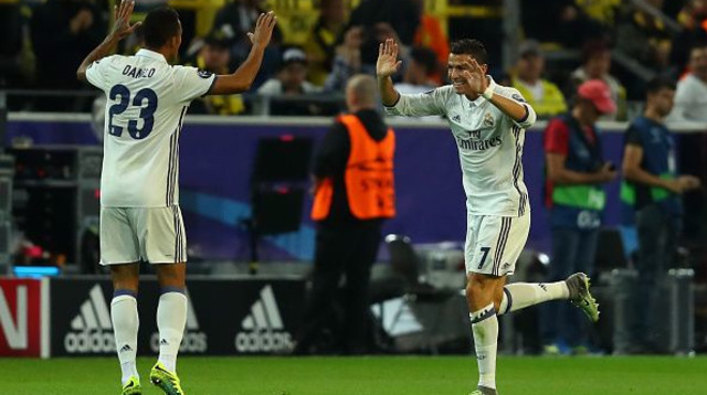 דנילו וכריסטיאנו רונאלדו (צילום: Dean Mouhtaropoulos / Staff)