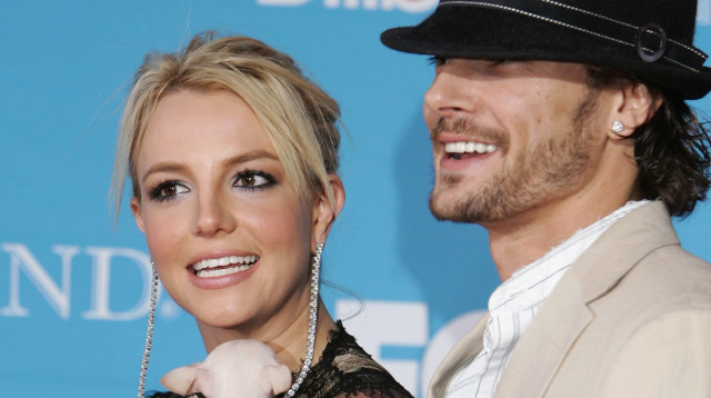 קווין פדרליין ובריטני ספירס (צילום: Frazer Harrison/Getty images)