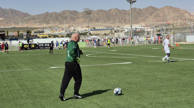 איש המשחק, שלומי טרבלוס (צילום: נתנאל ציגלר)