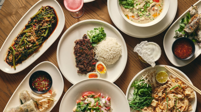 תפריט תאילנדי במסעדת הלופט (צילום: אמיר מנחם)