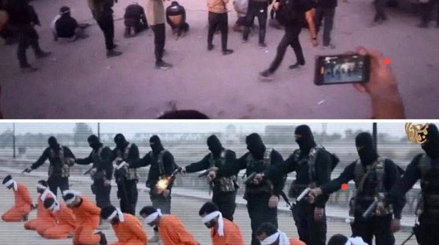 הוצאות להורג של חמאס ברצועת עזה (צילום: צילום מסך מתוך X (לשעבר טוויטר))