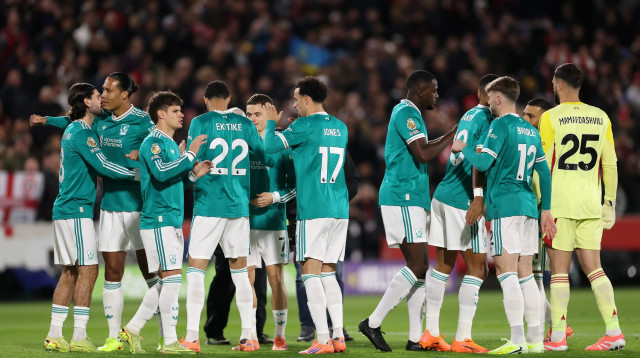 שחקני ליברפול (צילום: אימג'בנק  GettyImages)