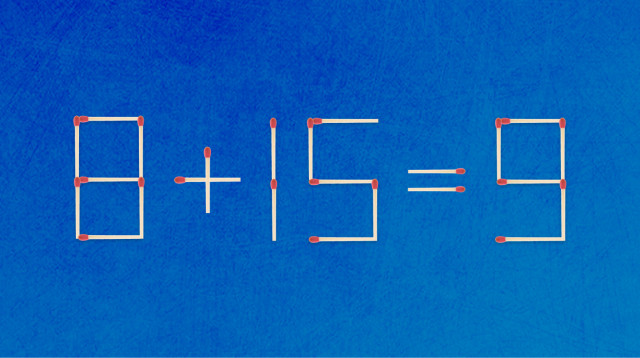 האם תצליחו לפתור את המשוואה באמצעות הזזת גפרור אחד? (צילום: מערכת מעריב)