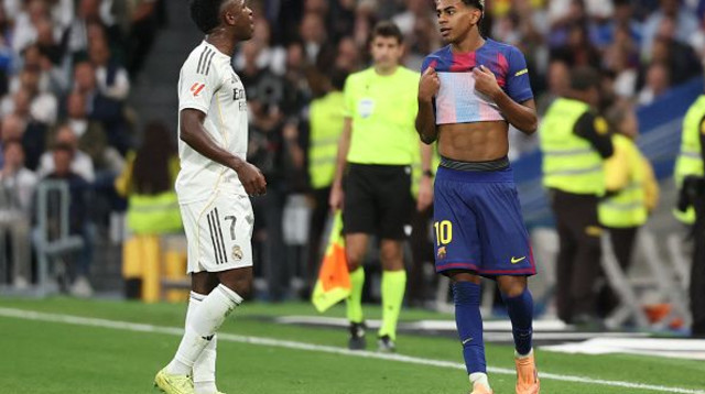 לאמין ימאל ו-ויניסיוס (צילום: OSCAR DEL POZO / Contributor)