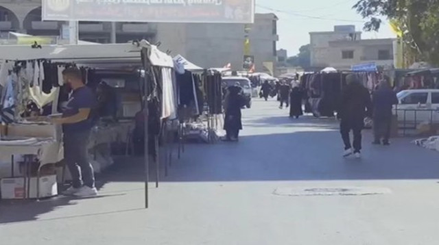 השוק בבינת ג'בייל (צילום: מכון המחקר עלמא)