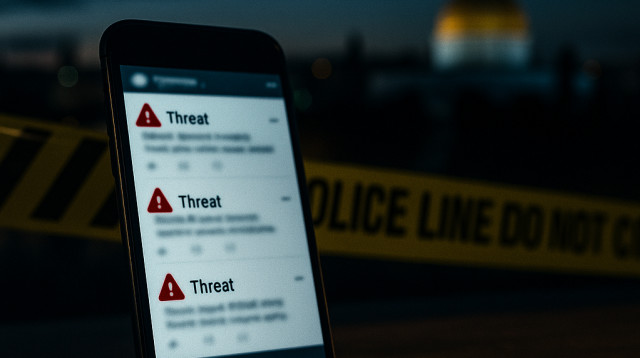 איום ברצח  (צילום: מעריב אונליין)