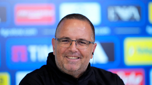 מאמן נבחרת ישראל, רן בן שמעון (צילום: רויטרס)