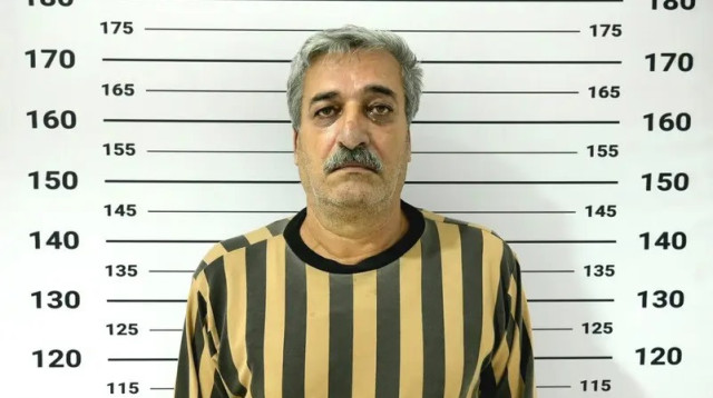 מעצרו של נאיף דרעם, בכיר במשטר אסד לשעבר (צילום: משרד הפנים הסורי)