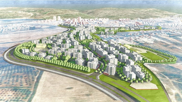 שכונת מגורים חדשה בחלק הדרומי של העיר יקנעם עילית (צילום: משרד כהן וינד ושות' אדריכלות ותכנון ערים)