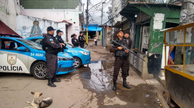 פשיטה משטרתית על ארגון פשע בברזיל, ארכיון (צילום: Latin America News Agency, Reuters)