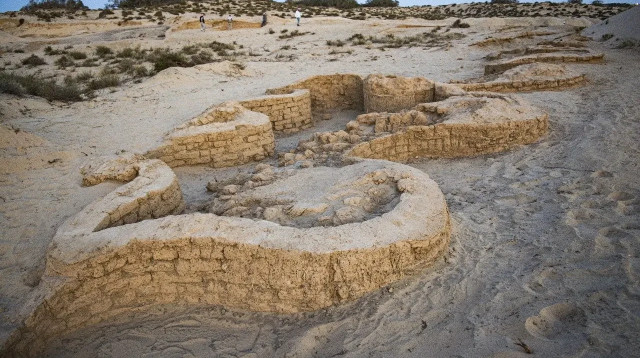 המבצר שנחשף במצרים (צילום: משרד התיירות של מצרים)