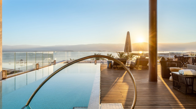 מרפסת סוויטה ישרוטל, מלון קיימא (צילום: סטודיו פלד)